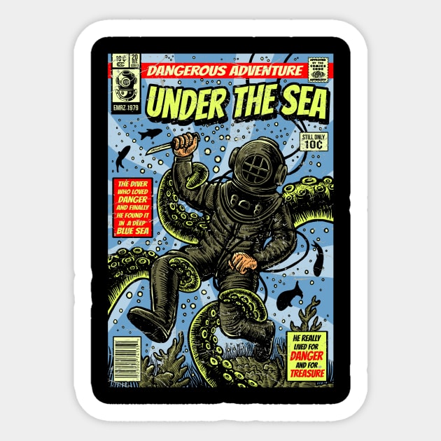 Under The Sea Sticker by emirez